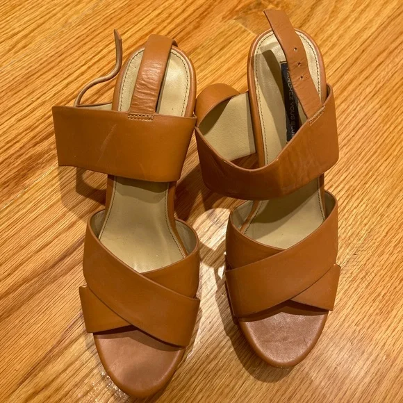 Marchez vous blue women heels size 8.5 - Picture 1 of 5